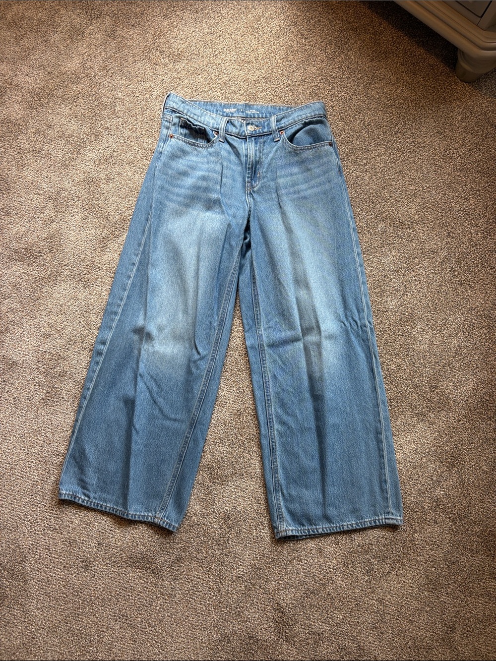 Old Navy Light Blue Wide-Leg Jeans